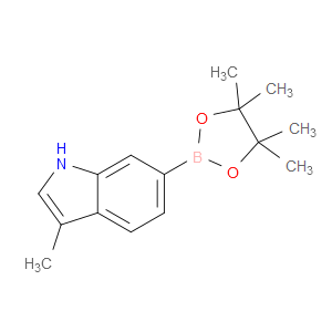 3-METHYL-6-(TETRAMETHYL-1,3,2-DIOXABOROLAN-2-YL)-1H-INDOLE - Click Image to Close