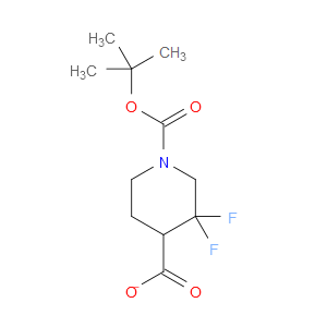 1-(TERT-BUTOXYCARBONYL)-3,3-DIFLUOROPIPERIDINE-4-CARBOXYLIC ACID - Click Image to Close