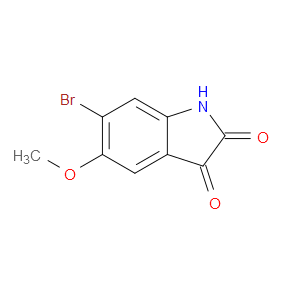 6-BROMO-5-METHOXYINDOLINE-2,3-DIONE