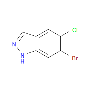 6-BROMO-5-CHLORO-1H-INDAZOLE - Click Image to Close