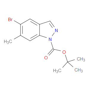 TERT-BUTYL 5-BROMO-6-METHYL-1H-INDAZOLE-1-CARBOXYLATE