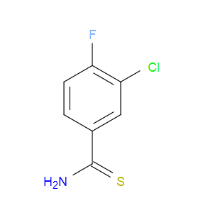 3-CHLORO-4-FLUOROTHIOBENZAMIDE - Click Image to Close
