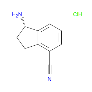 (S)-1-AMINO-2,3-DIHYDRO-1H-INDENE-4-CARBONITRILE HYDROCHLORIDE - Click Image to Close