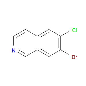 7-BROMO-6-CHLOROISOQUINOLINE - Click Image to Close