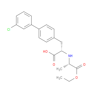 (S)-3-(3'-CHLORO-[1,1'-BIPHENYL]-4-YL)-2-(((S)-1-ETHOXY-1-OXOPROPAN-2-YL)AMINO)PROPANOIC ACID - Click Image to Close