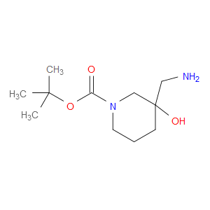 TERT-BUTYL 3-(AMINOMETHYL)-3-HYDROXYPIPERIDINE-1-CARBOXYLATE