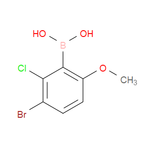 (3-BROMO-2-CHLORO-6-METHOXYPHENYL)BORONIC ACID