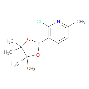 2-CHLORO-6-METHYL-3-(4,4,5,5-TETRAMETHYL-1,3,2-DIOXABOROLAN-2-YL)PYRIDINE