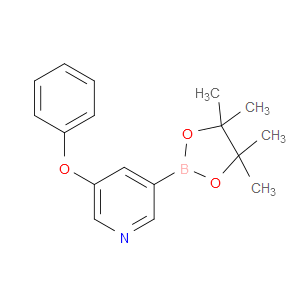 3-PHENOXY-5-(4,4,5,5-TETRAMETHYL-1,3,2-DIOXABOROLAN-2-YL)PYRIDINE
