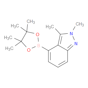 2,3-DIMETHYL-4-(TETRAMETHYL-1,3,2-DIOXABOROLAN-2-YL)-2H-INDAZOLE