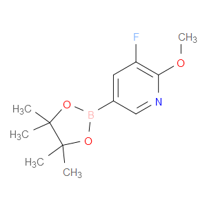 3-FLUORO-2-METHOXY-5-(4,4,5,5-TETRAMETHYL-1,3,2-DIOXABOROLAN-2-YL)PYRIDINE