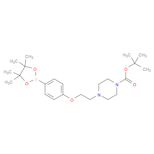 TERT-BUTYL 4-(2-(4-(4,4,5,5-TETRAMETHYL-1,3,2-DIOXABOROLAN-2-YL)PHENOXY)ETHYL)PIPERAZINE-1-CARBOXYLATE - Click Image to Close
