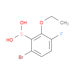 (6-BROMO-2-ETHOXY-3-FLUOROPHENYL)BORONIC ACID - Click Image to Close