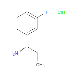 (S)-1-(3-FLUOROPHENYL)PROPAN-1-AMINE HYDROCHLORIDE - Click Image to Close