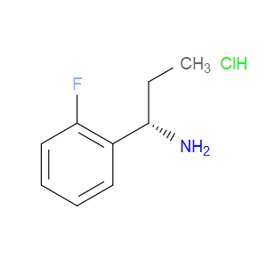 (S)-1-(2-FLUOROPHENYL)PROPAN-1-AMINE HYDROCHLORIDE - Click Image to Close