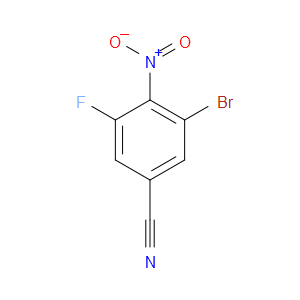 3-BROMO-5-FLUORO-4-NITROBENZONITRILE