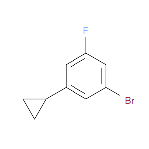 1-BROMO-3-CYCLOPROPYL-5-FLUOROBENZENE - Click Image to Close