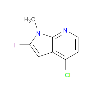 4-CHLORO-2-IODO-1-METHYL-1H-PYRROLO[2,3-B]PYRIDINE