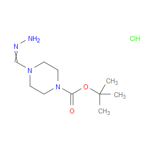 TERT-BUTYL 4-CARBAMIMIDOYLPIPERAZINE-1-CARBOXYLATE HYDROCHLORIDE - Click Image to Close
