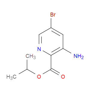 3-AMINO-5-BROMO-PYRIDINE-2-CARBOXYLIC ACID ISOPROPYL ESTER - Click Image to Close