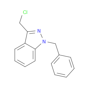 1-BENZYL-3-(CHLOROMETHYL)-1H-INDAZOLE - Click Image to Close