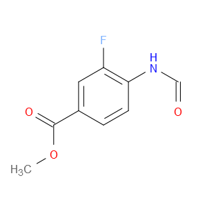 METHYL 3-FLUORO-4-FORMAMIDOBENZOATE
