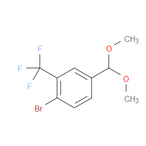 1-BROMO-4-(DIMETHOXYMETHYL)-2-(TRIFLUOROMETHYL)BENZENE