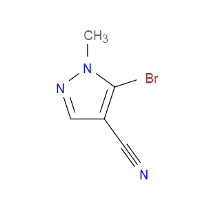 5-BROMO-1-METHYL-1H-PYRAZOLE-4-CARBONITRILE - Click Image to Close