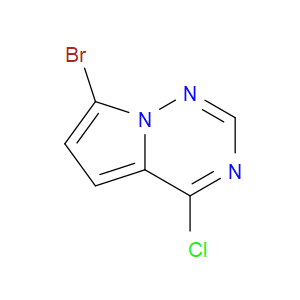 7-BROMO-4-CHLOROPYRROLO[2,1-F][1,2,4]TRIAZINE