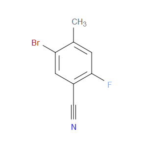 5-BROMO-2-FLUORO-4-METHYLBENZONITRILE