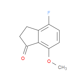 4-FLUORO-7-METHOXY-2,3-DIHYDRO-1H-INDEN-1-ONE - Click Image to Close
