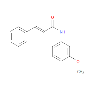 N-(3-METHOXYPHENYL)CINNAMAMIDE
