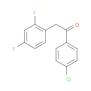 1-(4-CHLOROPHENYL)-2-(2,4-DIFLUOROPHENYL)ETHANONE
