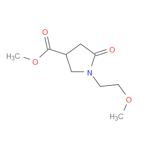 METHYL 1-(2-METHOXYETHYL)-2-OXOPYRROLIDINE-4-CARBOXYLATE - Click Image to Close