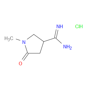 1-METHYL-2-OXOPYRROLIDINE-4-CARBOXAMIDINE HYDROCHLORIDE