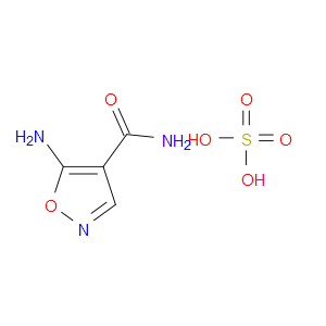 5-AMINOISOXAZOLE-4-CARBOXAMIDE HYDROGENSULFATE