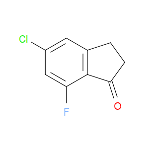 5-CHLORO-7-FLUORO-2,3-DIHYDRO-1H-INDEN-1-ONE - Click Image to Close