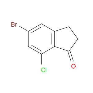 5-BROMO-7-CHLORO-2,3-DIHYDRO-1H-INDEN-1-ONE