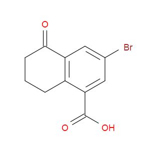 3-BROMO-5-OXO-5,6,7,8-TETRAHYDRONAPHTHALENE-1-CARBOXYLIC ACID