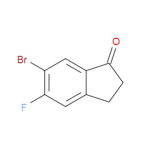 6-BROMO-5-FLUORO-2,3-DIHYDRO-1H-INDEN-1-ONE - Click Image to Close