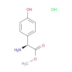 (S)-METHYL 2-AMINO-2-(4-HYDROXYPHENYL)ACETATE HYDROCHLORIDE