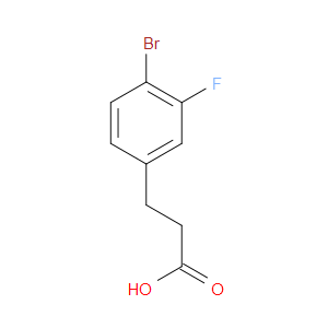 3-(4-BROMO-3-FLUOROPHENYL)PROPANOIC ACID