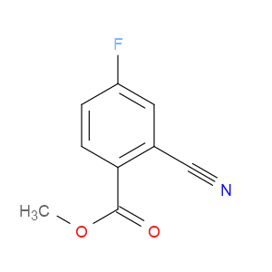 METHYL 2-CYANO-4-FLUOROBENZOATE