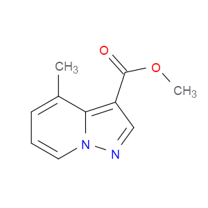 METHYL 4-METHYLPYRAZOLO[1,5-A]PYRIDINE-3-CARBOXYLATE - Click Image to Close
