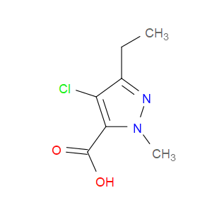 4-CHLORO-3-ETHYL-1-METHYL-1H-PYRAZOLE-5-CARBOXYLIC ACID