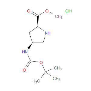 (2S,4S)-METHYL 4-((TERT-BUTOXYCARBONYL)AMINO)PYRROLIDINE-2-CARBOXYLATE HYDROCHLORIDE