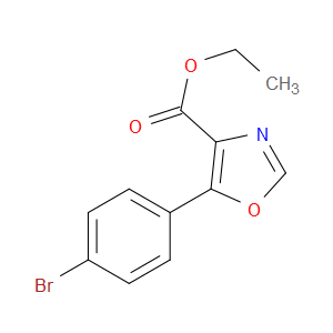 ETHYL 5-(4'-BROMOPHENYL)-1,3-OXAZOLE-4-CARBOXYLATE