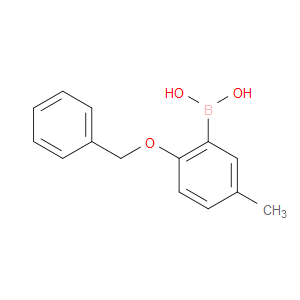 2-BENZYLOXY-5-METHYLPHENYLBORONIC ACID - Click Image to Close