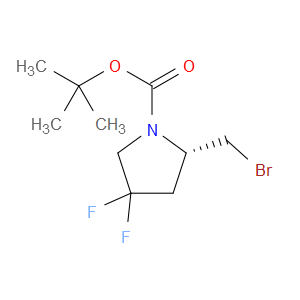 TERT-BUTYL (2S)-2-(BROMOMETHYL)-4,4-DIFLUOROPYRROLIDINE-1-CARBOXYLATE