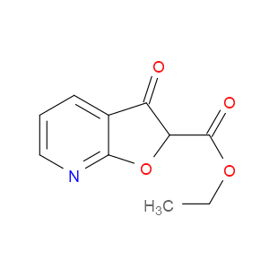 ETHYL 3-OXO-2,3-DIHYDROFURO[2,3-B]PYRIDINE-2-CARBOXYLATE